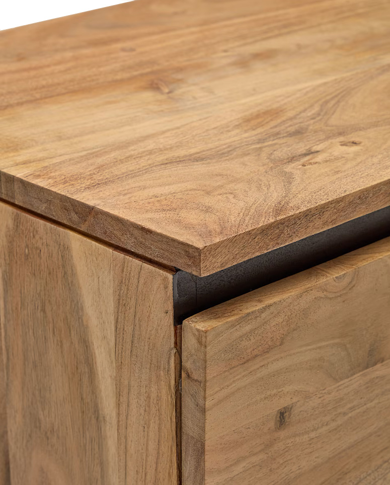 Mueble TV madera maciza de acacia Uxue
