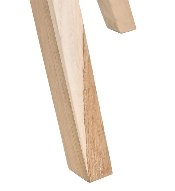 Mesa redonda madera maciza teca Maial