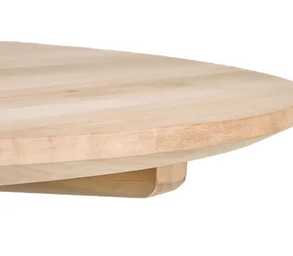Mesa redonda madera maciza teca Maial