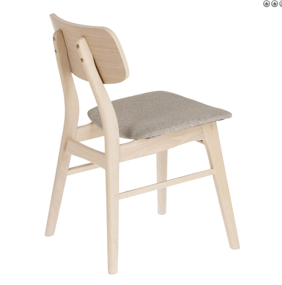Silla de madera con roble Selia