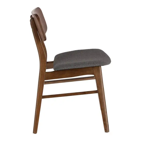 Silla de madera con nogal Selia