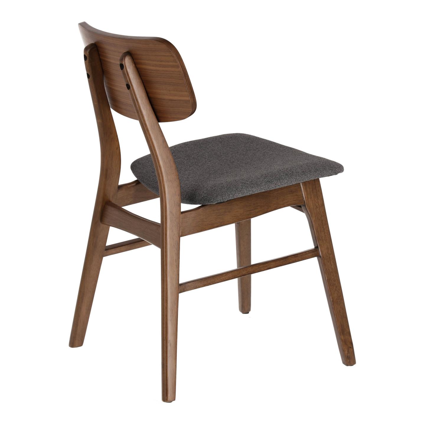 Silla de madera con nogal Selia