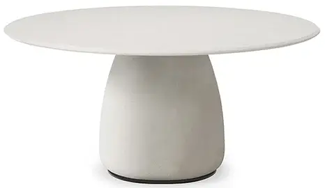 Mesa de comedor redonda argile Botero Cattelan