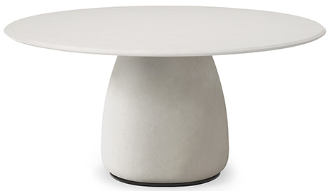 Mesa de comedor redonda argile Botero Cattelan