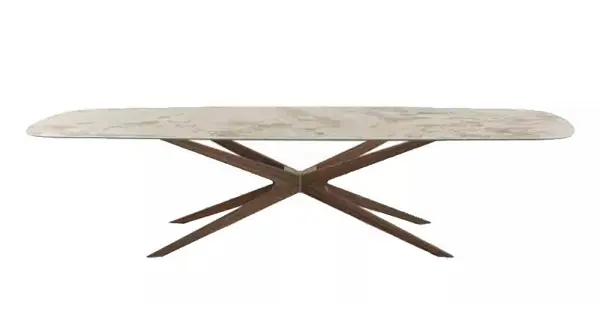 Mesa de comedor redondeada Blade