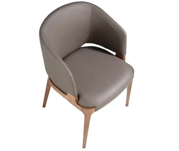 Sillón fresno macizo tapizado Corin