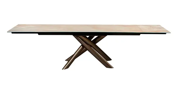 Mesa de comedor cristal Extensible Style