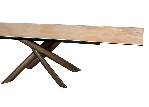 Mesa de comedor cristal Extensible Style