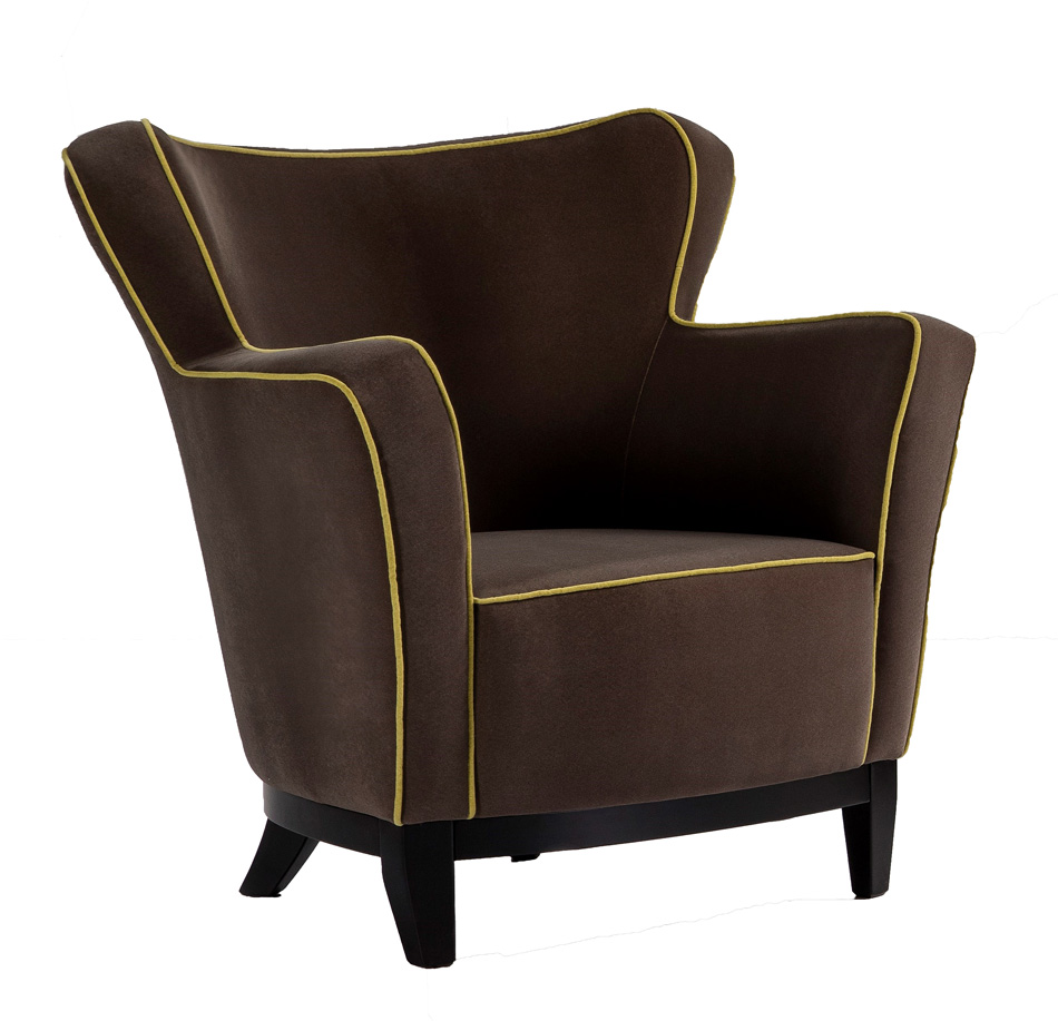 Sillón de gran ergonomía marrón Jess Raga