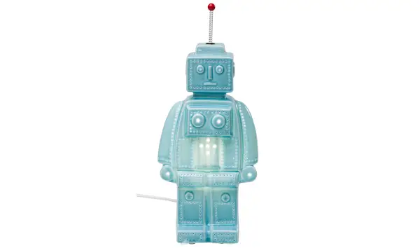 Lámpara de mesa Robot azul