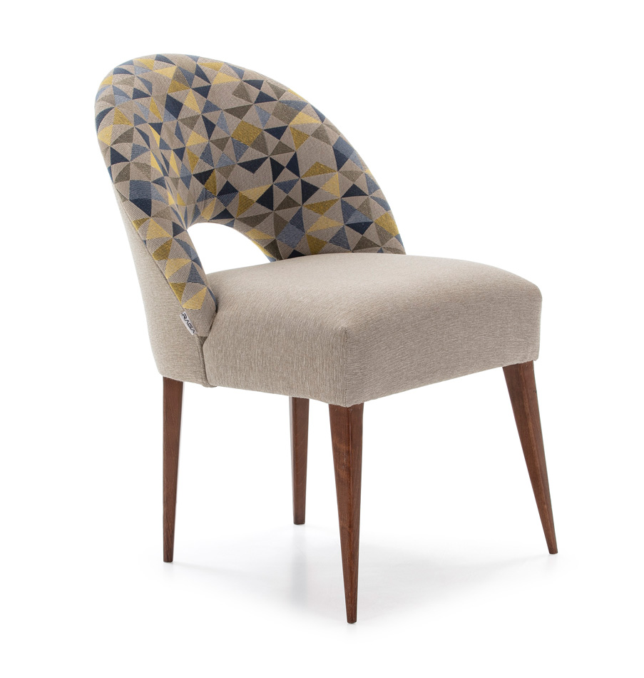 Silla ergonómica minimalista estampado Mango