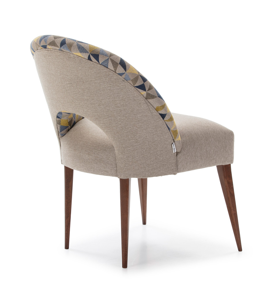 Silla ergonómica minimalista estampado Mango