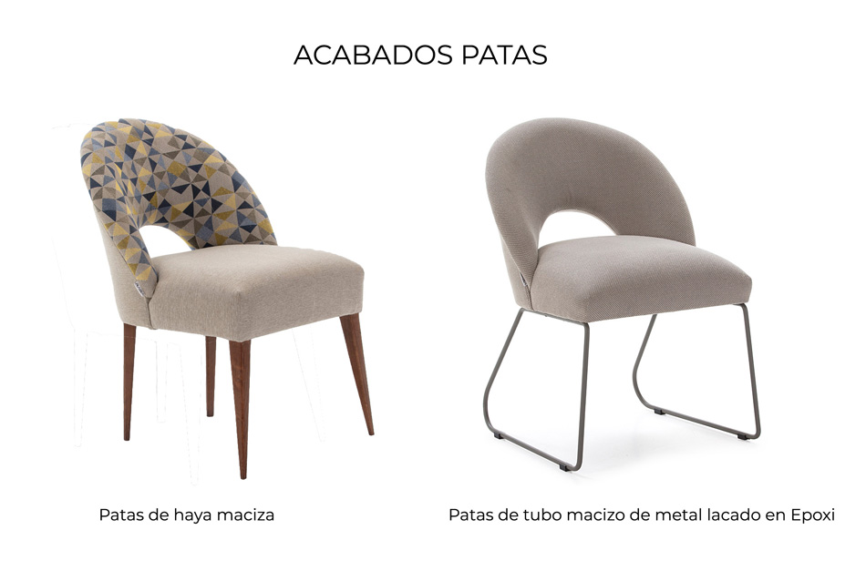 Silla ergonómica minimalista estampado Mango