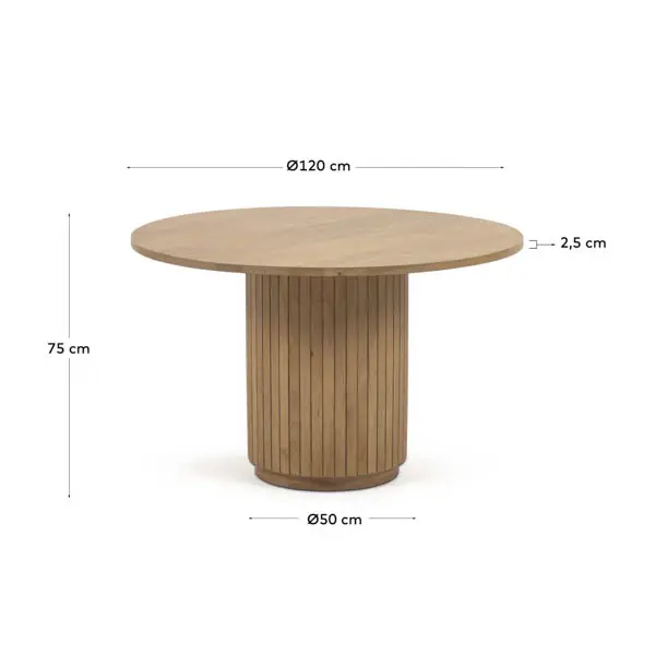 Mesa de comedor Redonda Licia