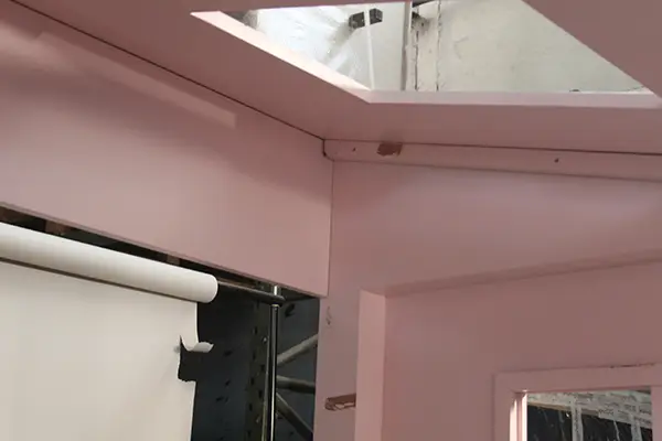 Litera infantil 3 camas 1 agua Casita Rosa con defectos