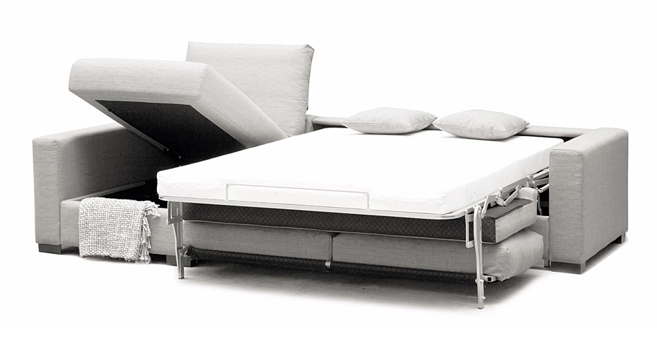 Sofá cama nórdico tapizado Vilme