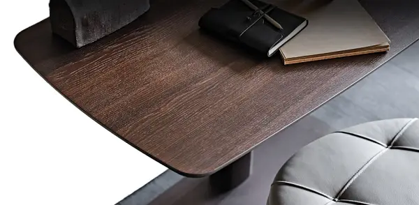 Mesa de escritorio ajustable eléctricamente madera Runner