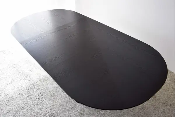 Mesa de comedor fresno natural Facetas
