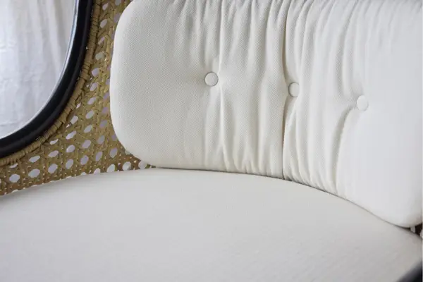 Sillón en ratán con cojín  Elena