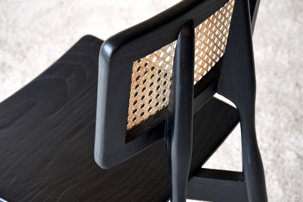 Set de 2 sillas de comedor madera de sungkai Cosme