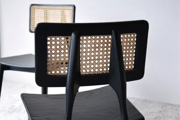 Set de 2 sillas de comedor madera de sungkai Cosme