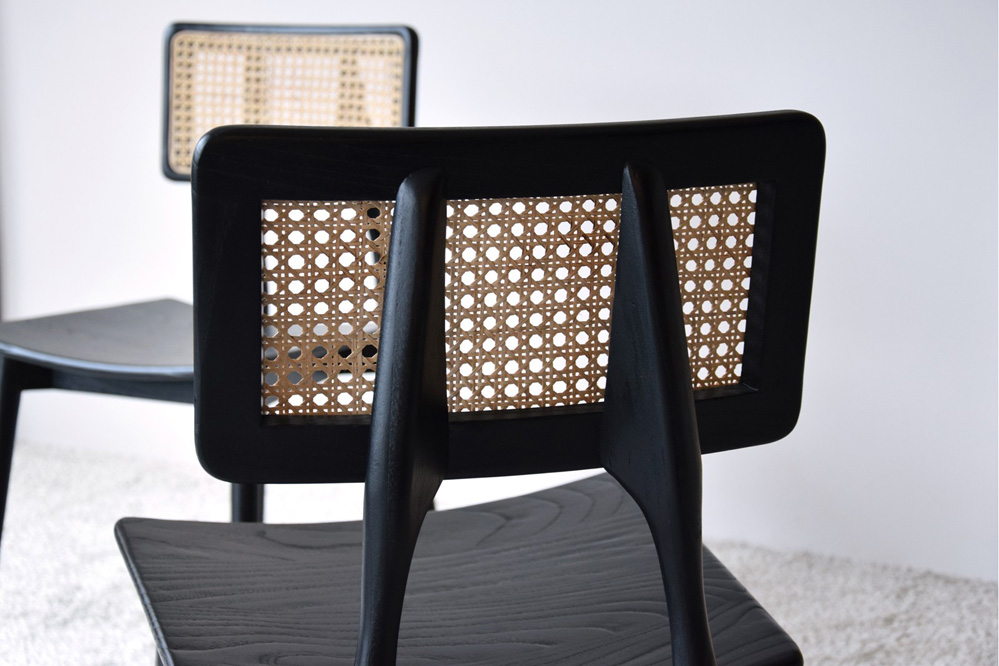 Set de 2 sillas de comedor madera de sungkai Cosme