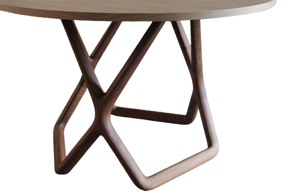 Mesa de comedor Redonda bicolor Marinet lig.defectos