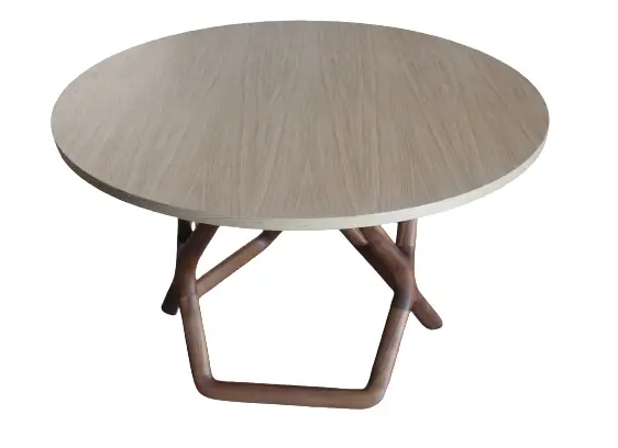 Mesa de comedor Redonda bicolor Marinet lig.defectos