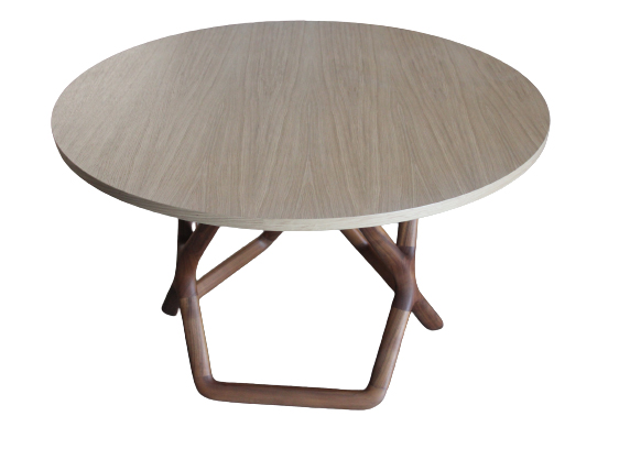 Mesa de comedor Redonda bicolor Marinet lig.defectos