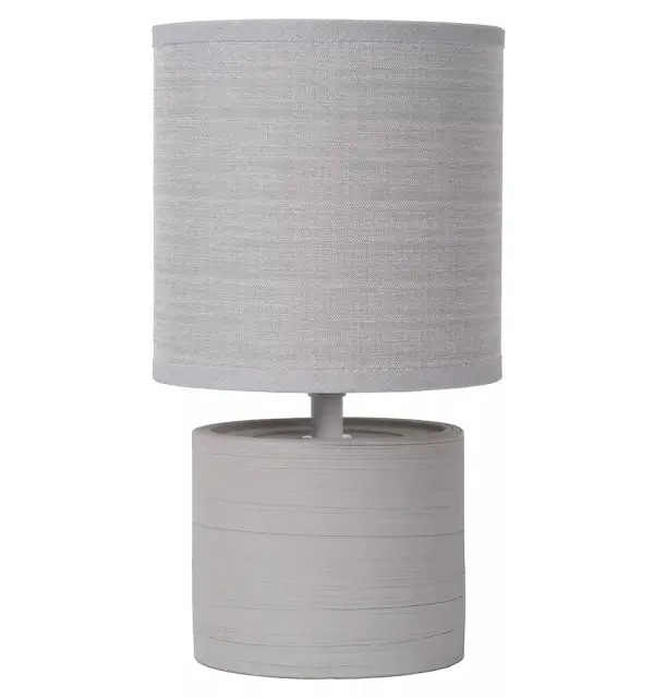 Lámpara de sobremesa gris Greasby