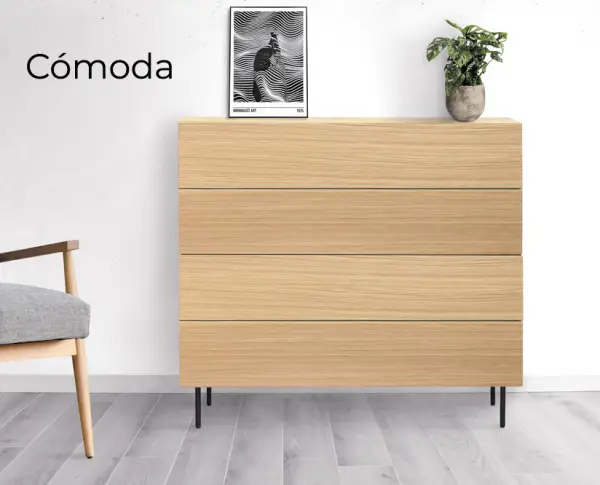 Dormitorio madera natural Norsk