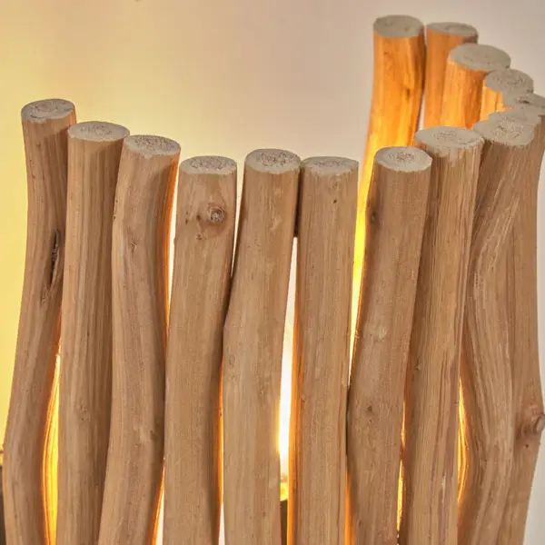 Aplique Crescencia madera envejecida