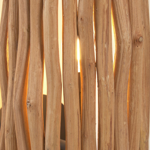 Aplique Crescencia madera envejecida