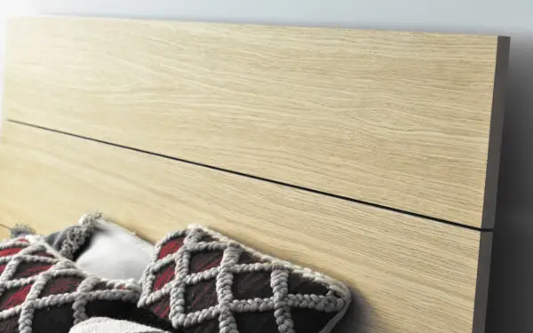 Cabecero de madera natural Norsk