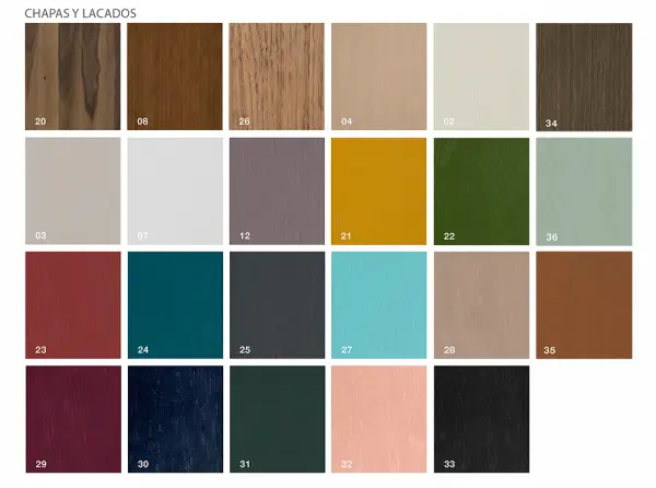 Mesita de noche con zocalo industrial Loft Natur
