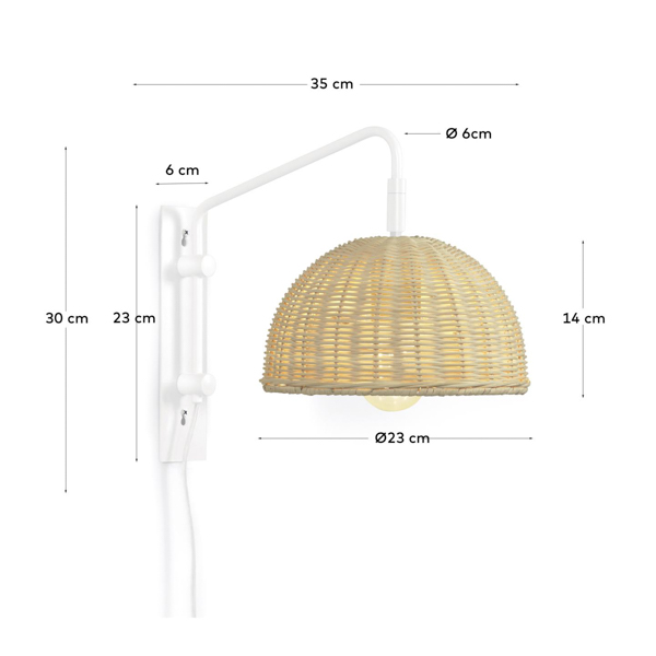 Aplique de pared Damila