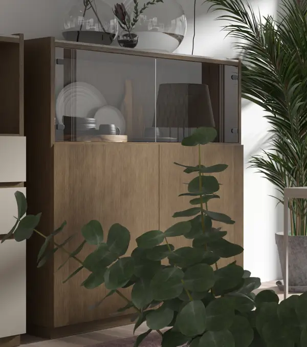 Vitrina 4 puertas industrial Lorien