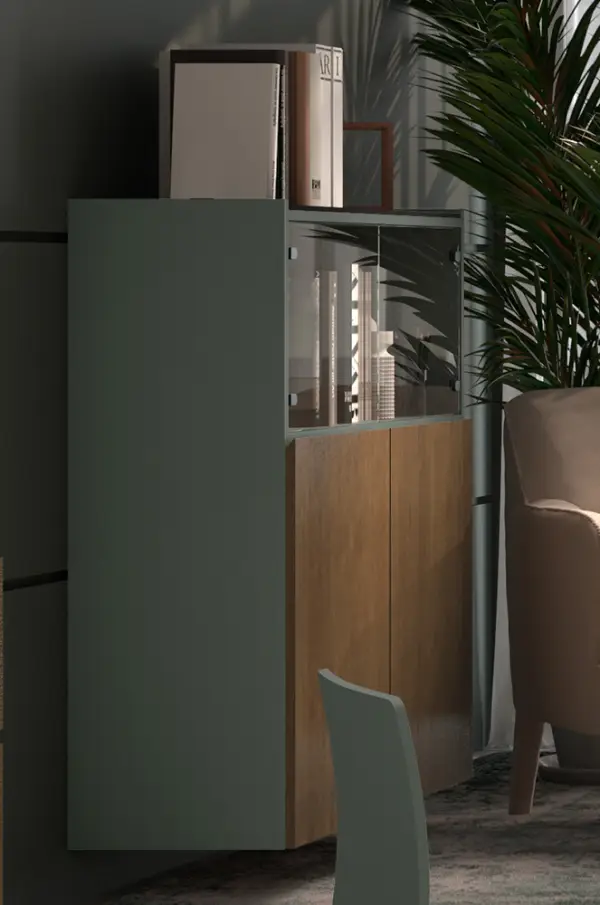 Vitrina 4 puertas industrial Lorien