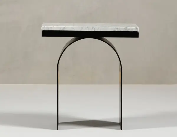 Mesa auxiliar mármol Omega