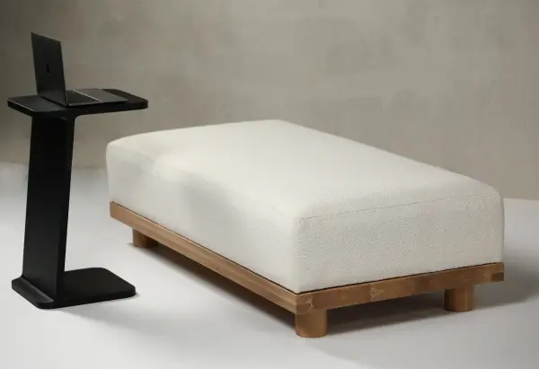 Mesa de rincón alta roble macizo Opium