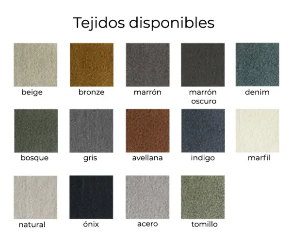Banco madera roble macizo tapizado Sia
