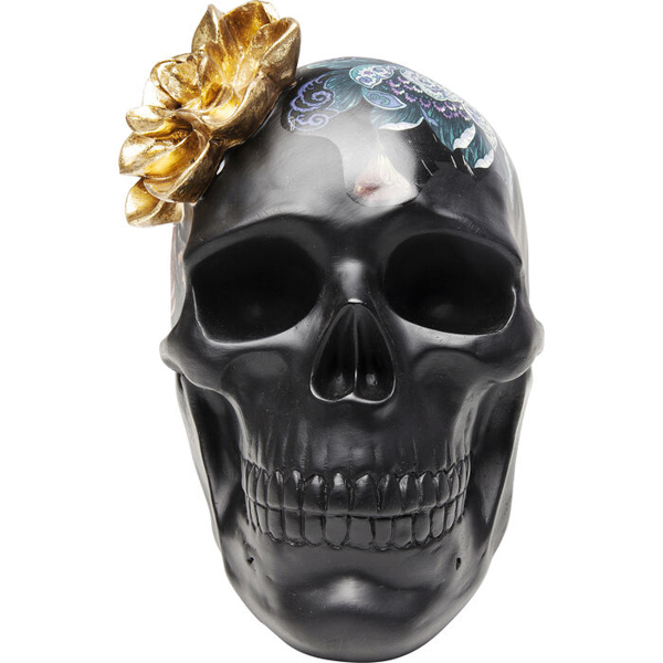 Figura Calavera Deco flor Kare