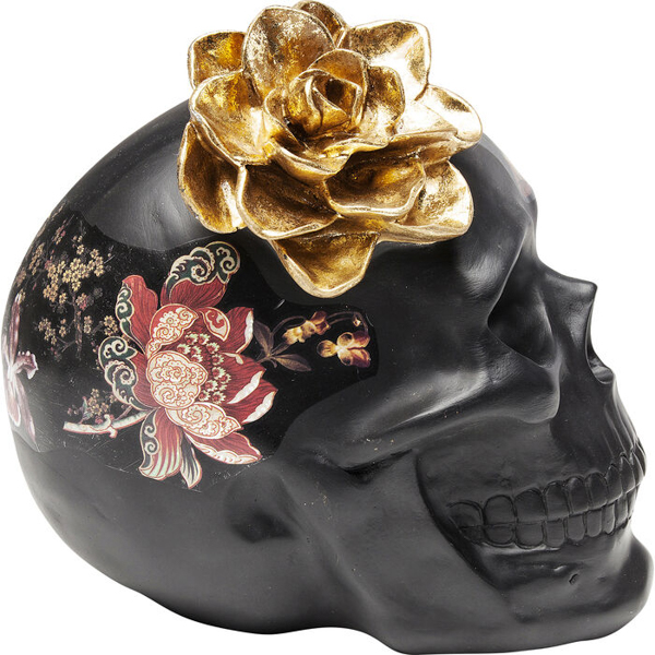 Figura Calavera Deco flor Kare