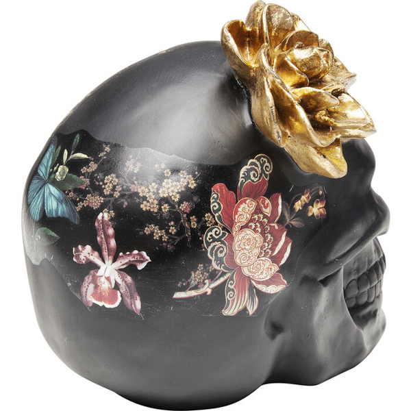 Figura Calavera Deco flor Kare