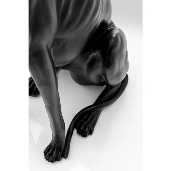 Figura galgo Negro mate