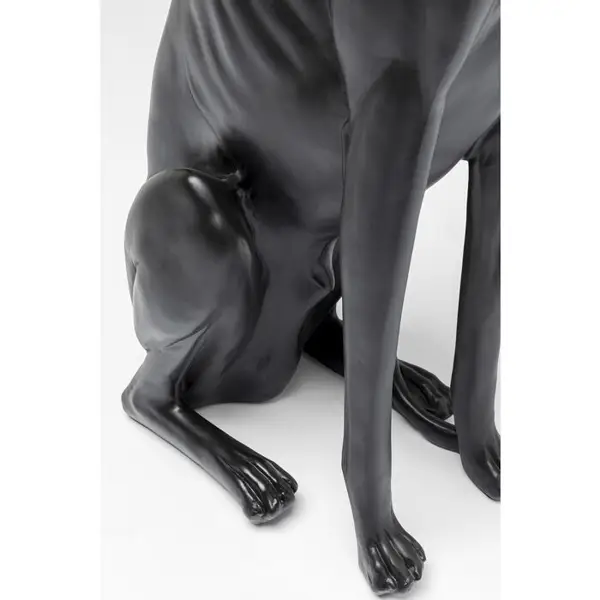 Figura galgo Negro mate