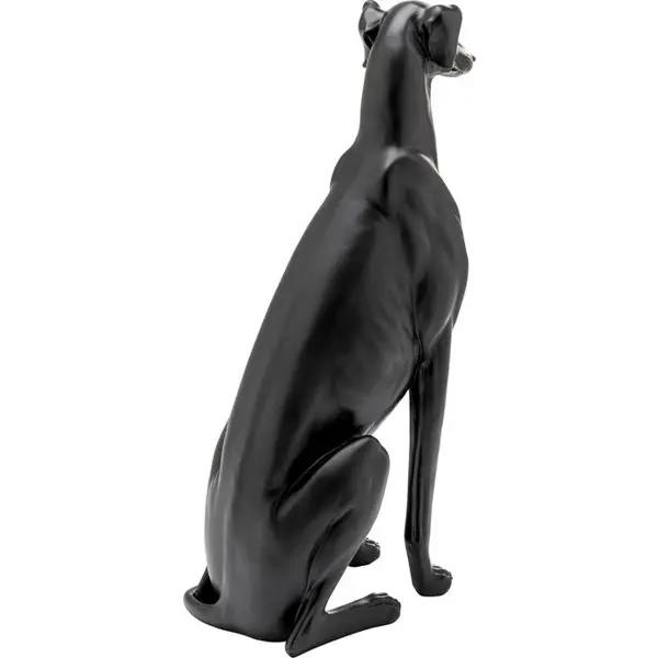 Figura galgo Negro mate