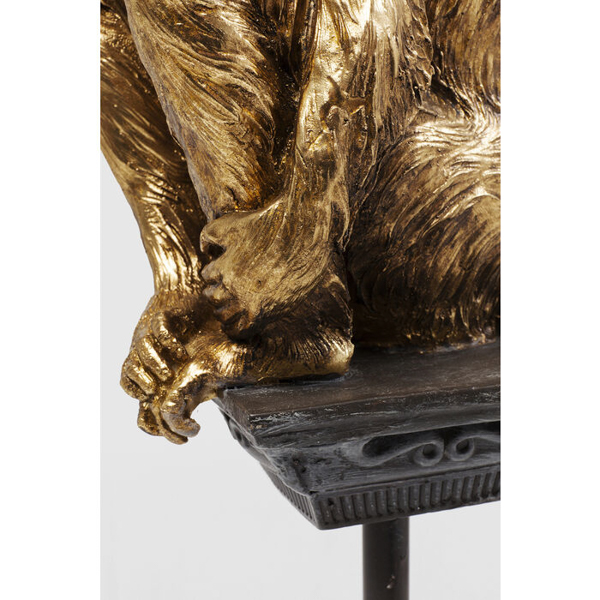 Figura decorativa Mono de circo dorado Kare