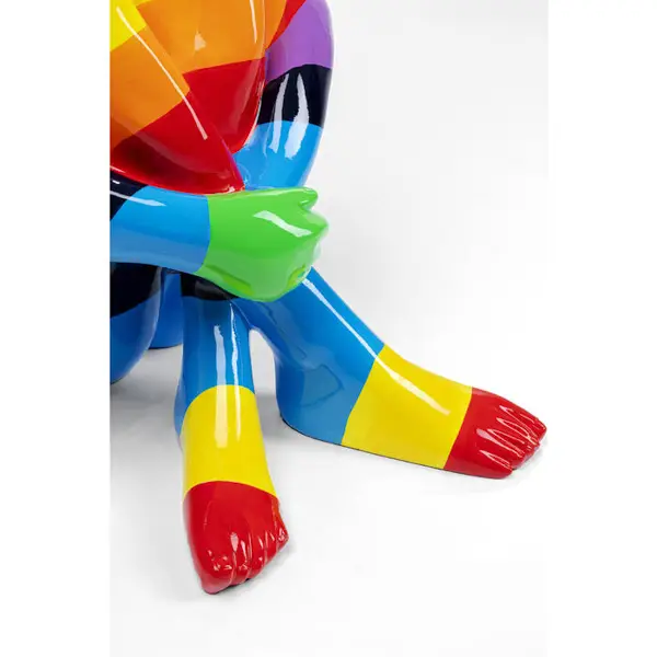 Figura decorativa Perro sentado Arco iris Kare