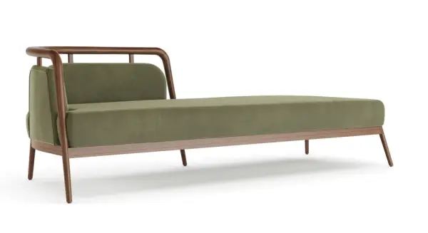 Chaise longue de madera Essex